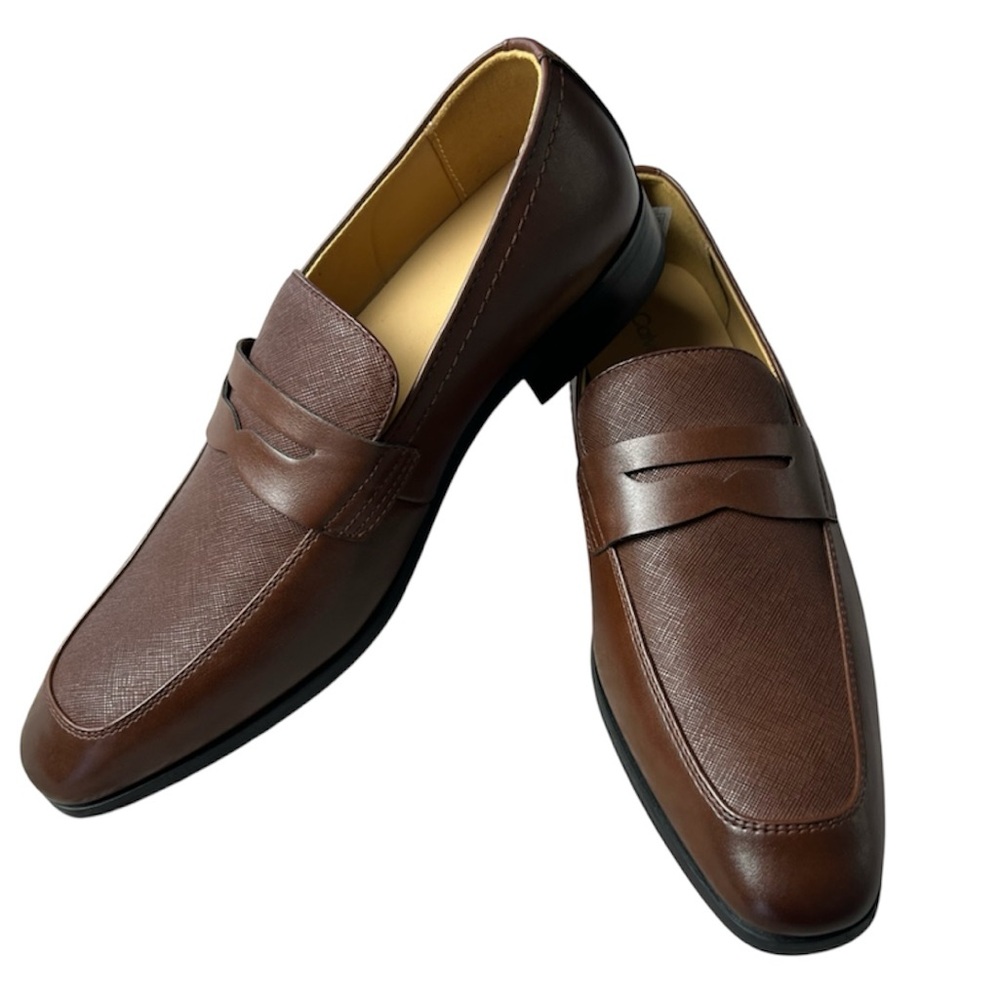 Calvin Klein Men’s Brown Leather Size 8.5